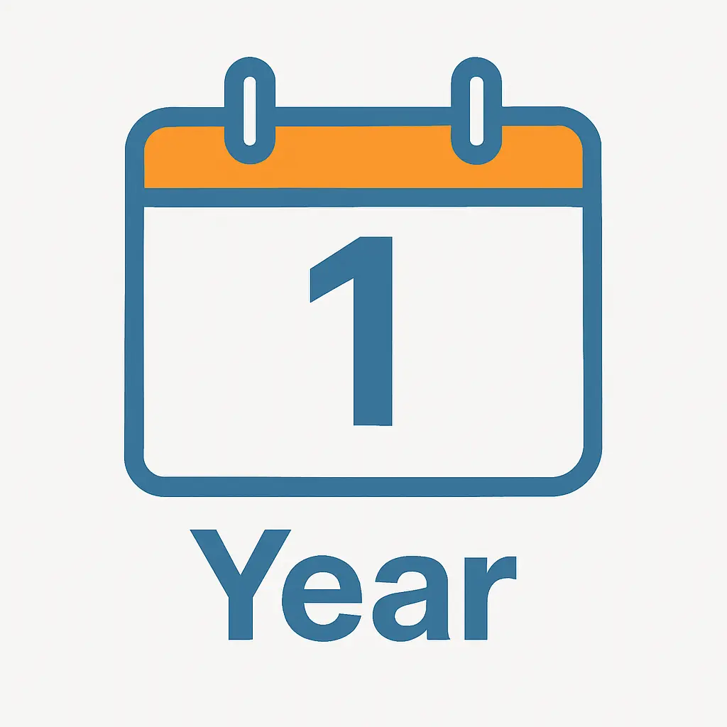 1 Year Plan